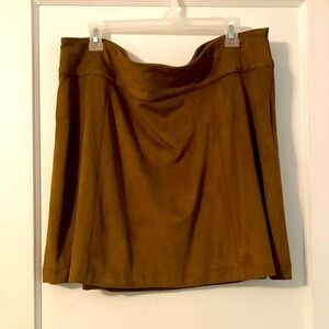 Faux Suede Skirt 🔥